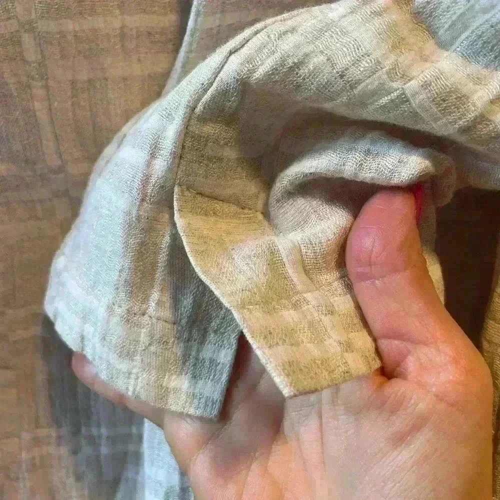 Eileen fisher Neutral organic linen Jacquard Jacket - Picture 9 of 12